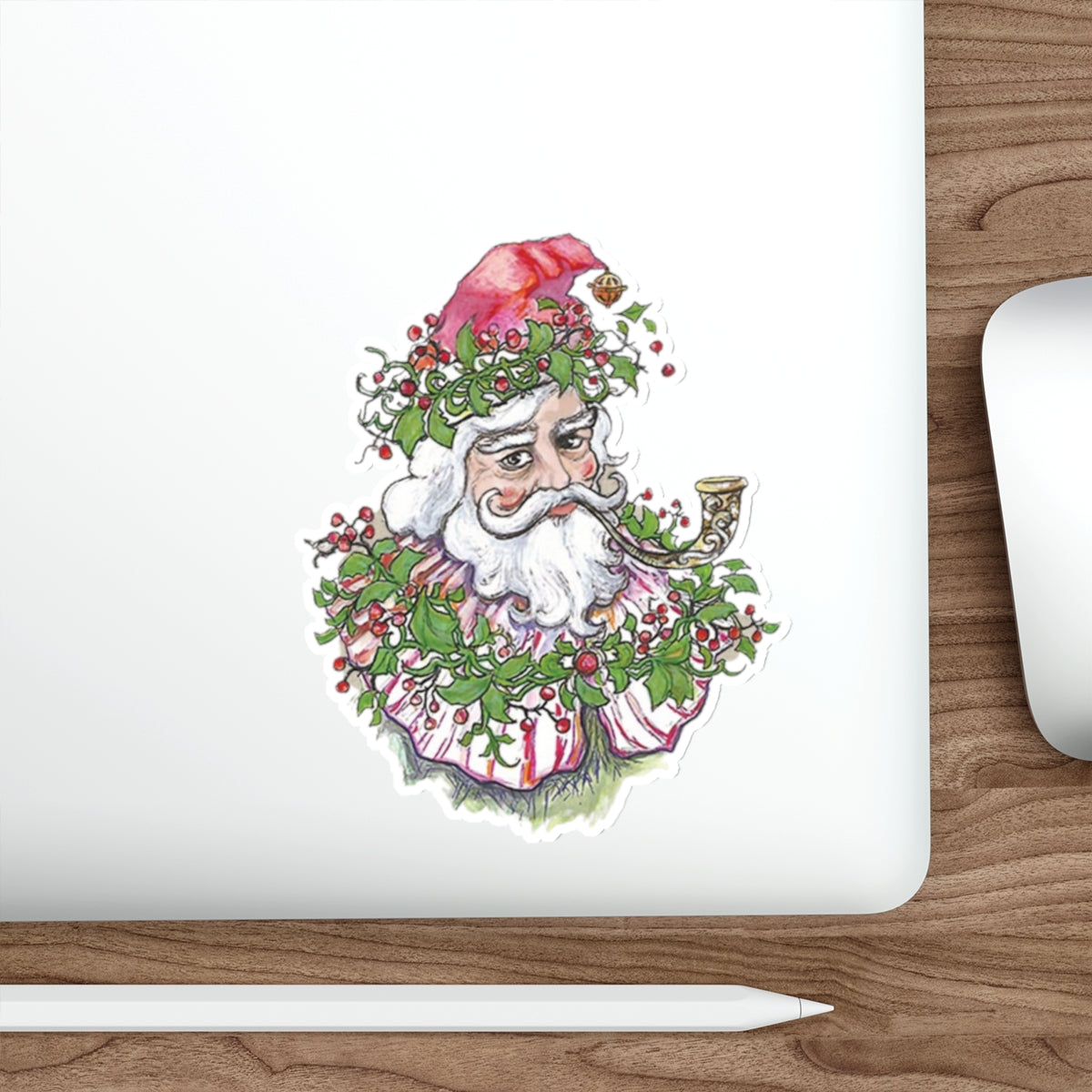 Santa Claus Christmas Indoor & Outdoor Die-Cut Vinyl Sticker