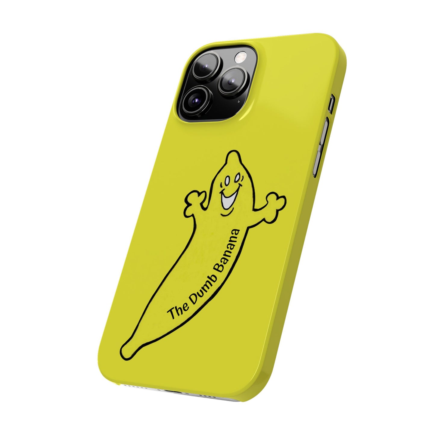 The Dumb Banana Super Thin Banana Phone Cases by Case-Mate in Yellow - The ultimate banana ever!!!