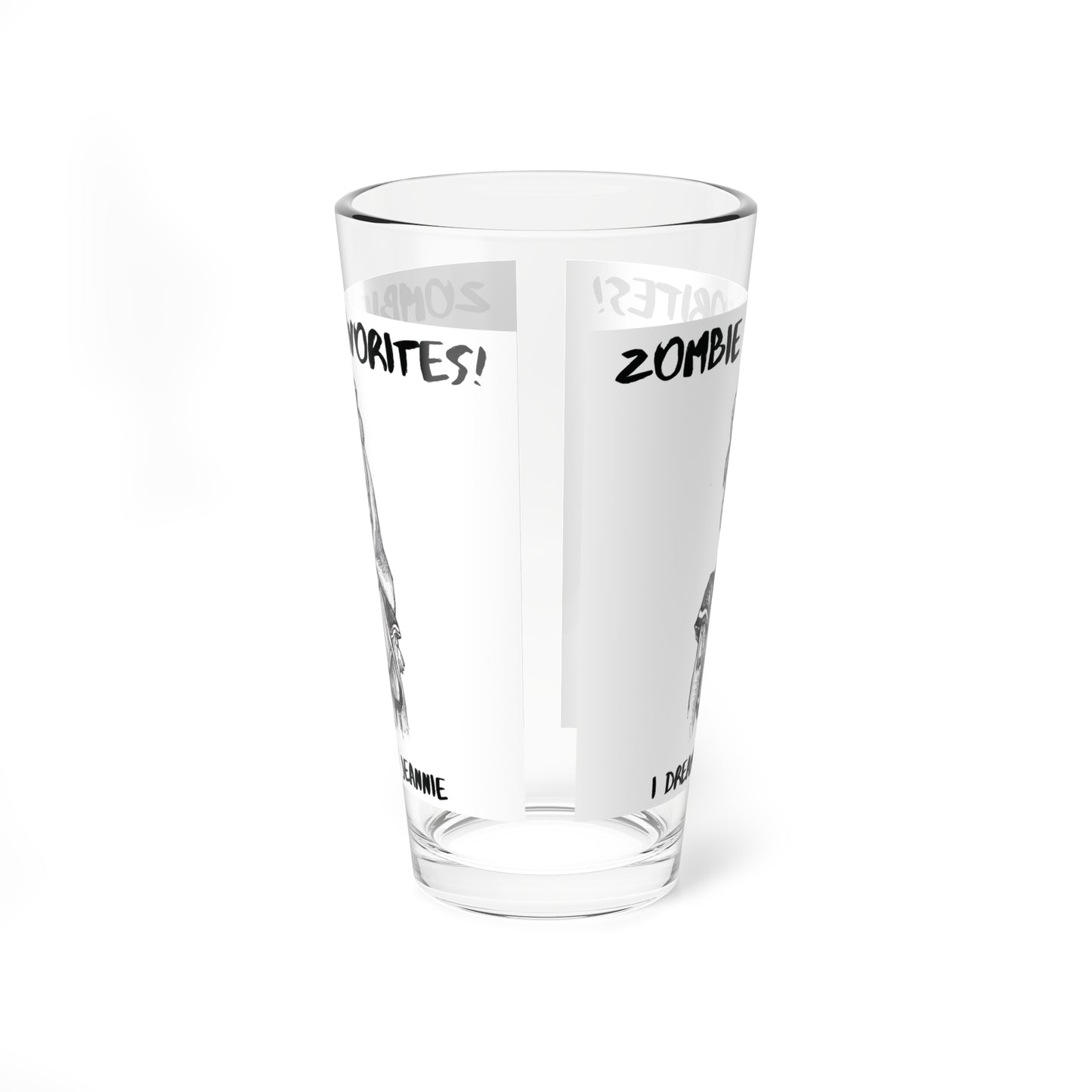 Zombie Favorites - The "I Dream of Jeannie!!!" Halloween 16oz Glass Cup