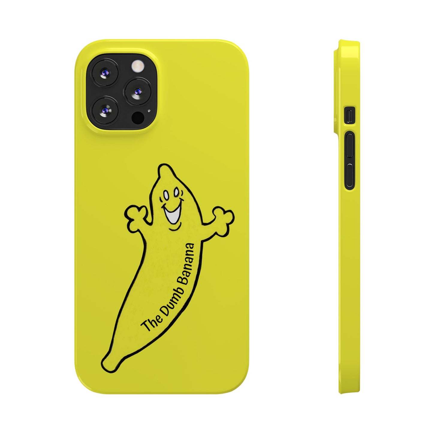 The Dumb Banana Super Thin Banana Phone Cases by Case-Mate in Yellow - The ultimate banana ever!!!