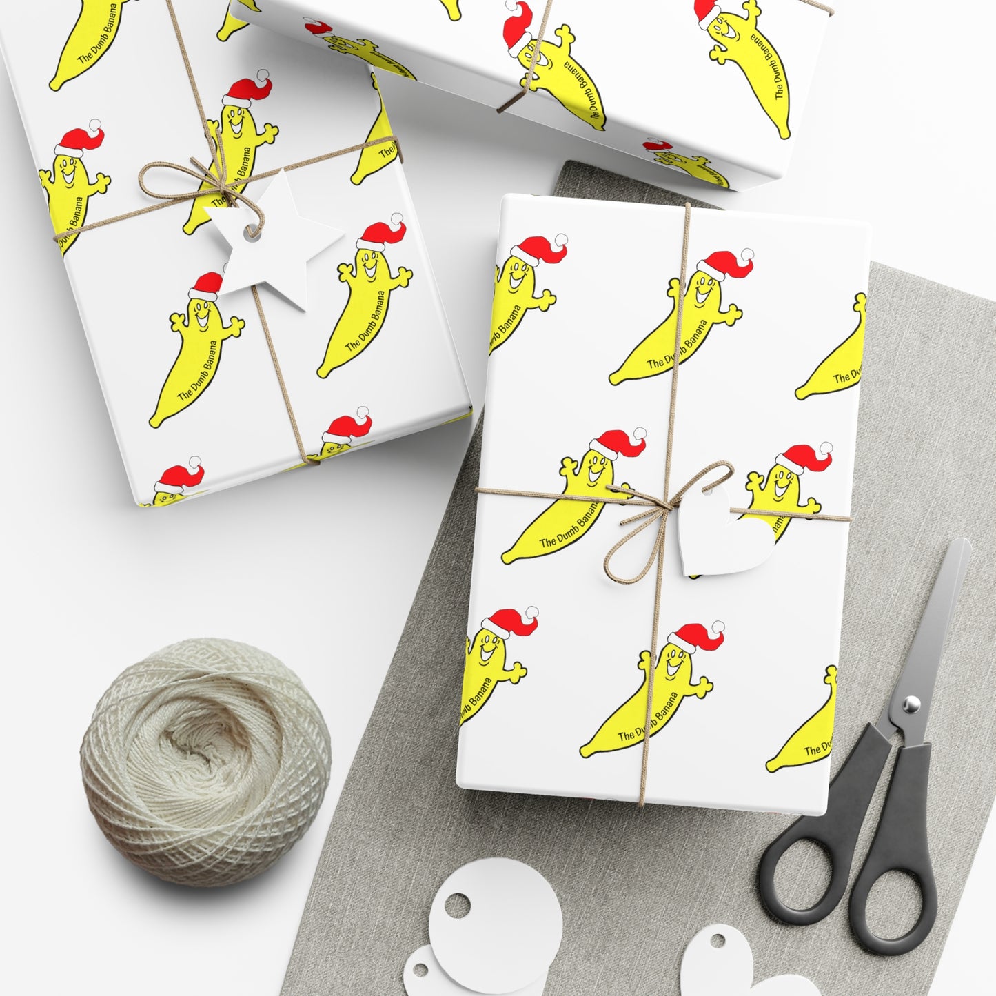 The Dumb Banana "Santa Banana" Gift Wrap Papers