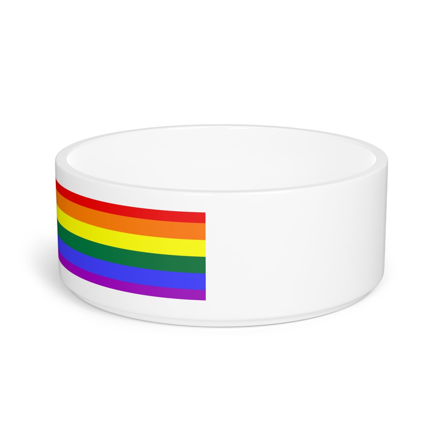 Rainbow Flag Pet Bowl - All pets deserve love and only the best!!!