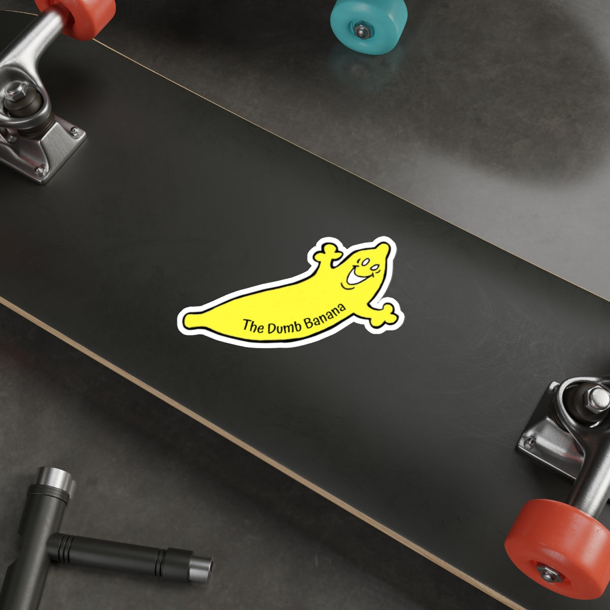 The Dumb Banana Vinyl Outdoor & Indoor Die-Cut Sticker