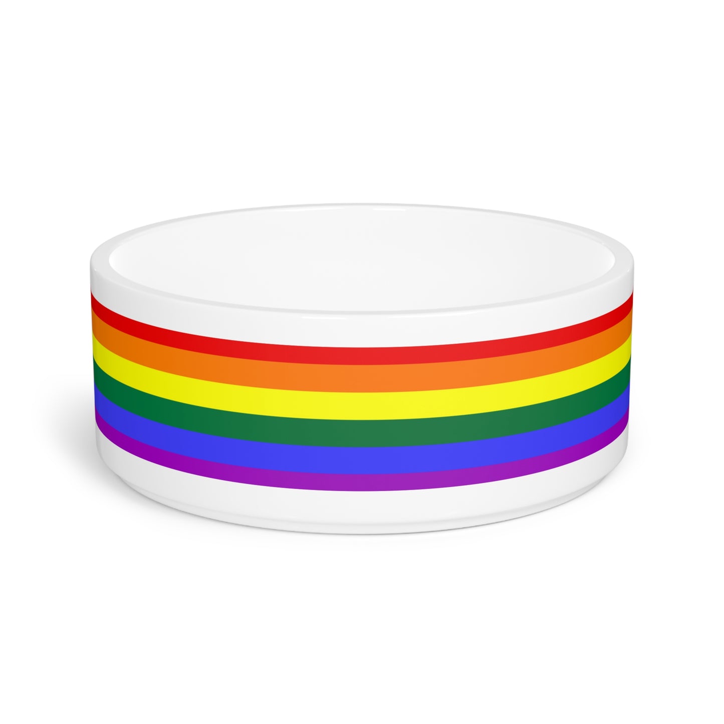 Rainbow Flag Pet Bowl - All pets deserve love and only the best!!!