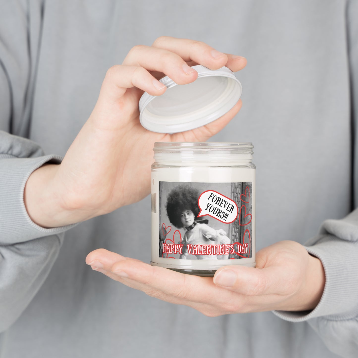 Vintage "Forever Yours!!!" Valentine 9oz Aromatherapy Candle