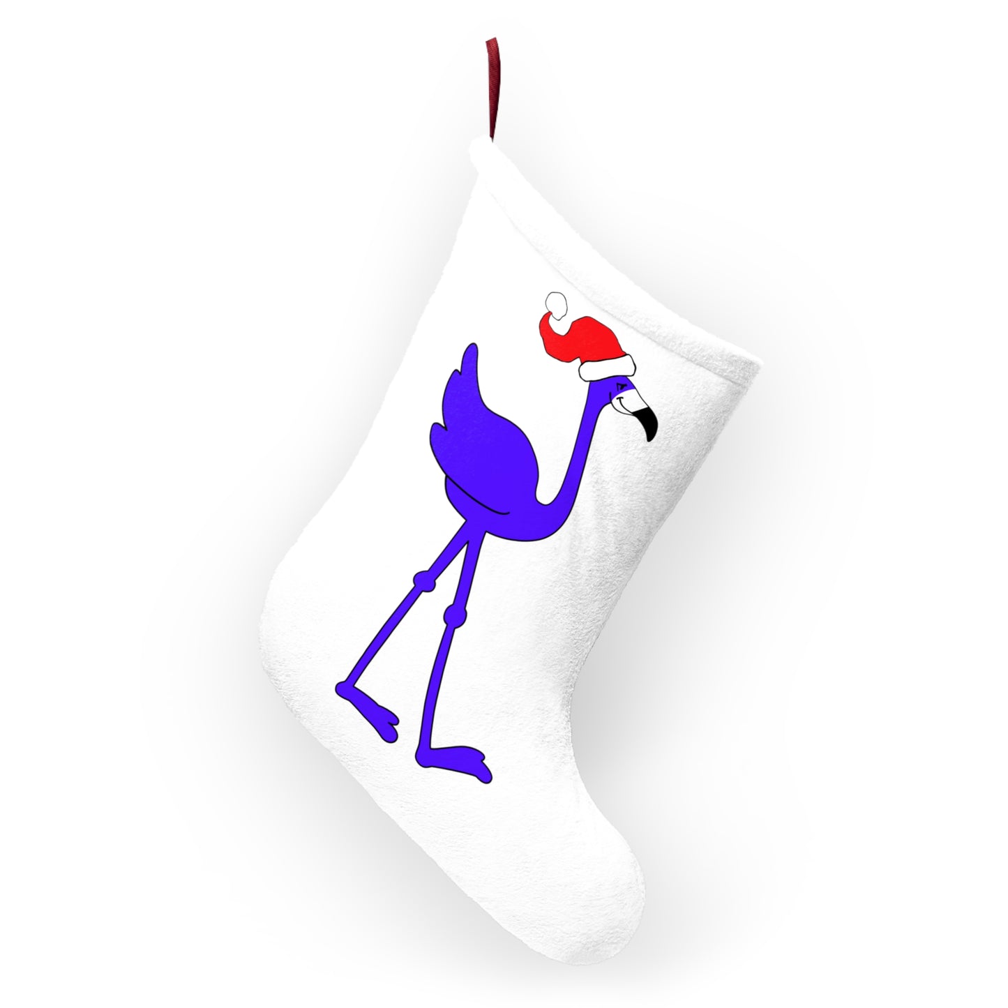 LU LU THE BLUE FLAMINGO Christmas Stocking