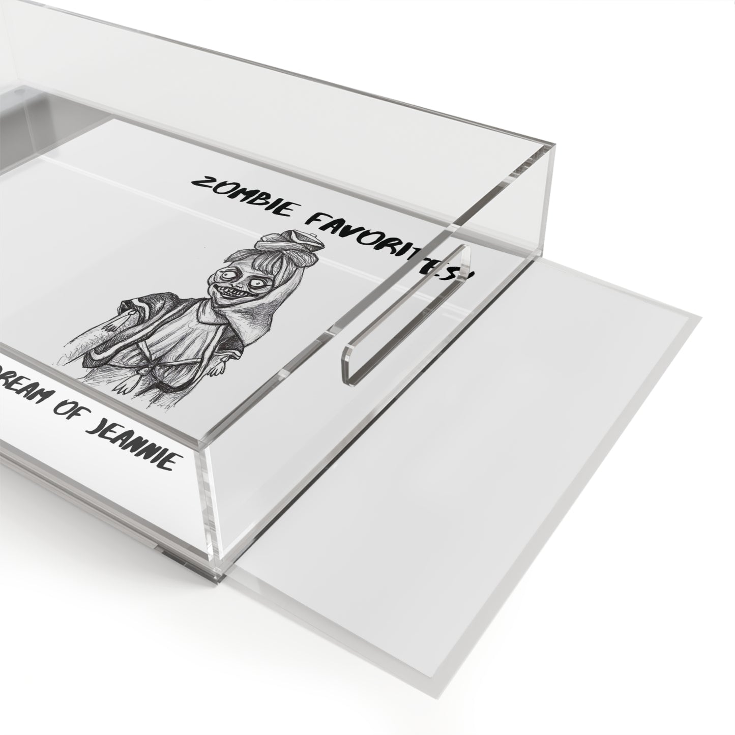 Zombie Favorites - The "I Dream of Jeannie" Halloween Acrylic Serving Tray