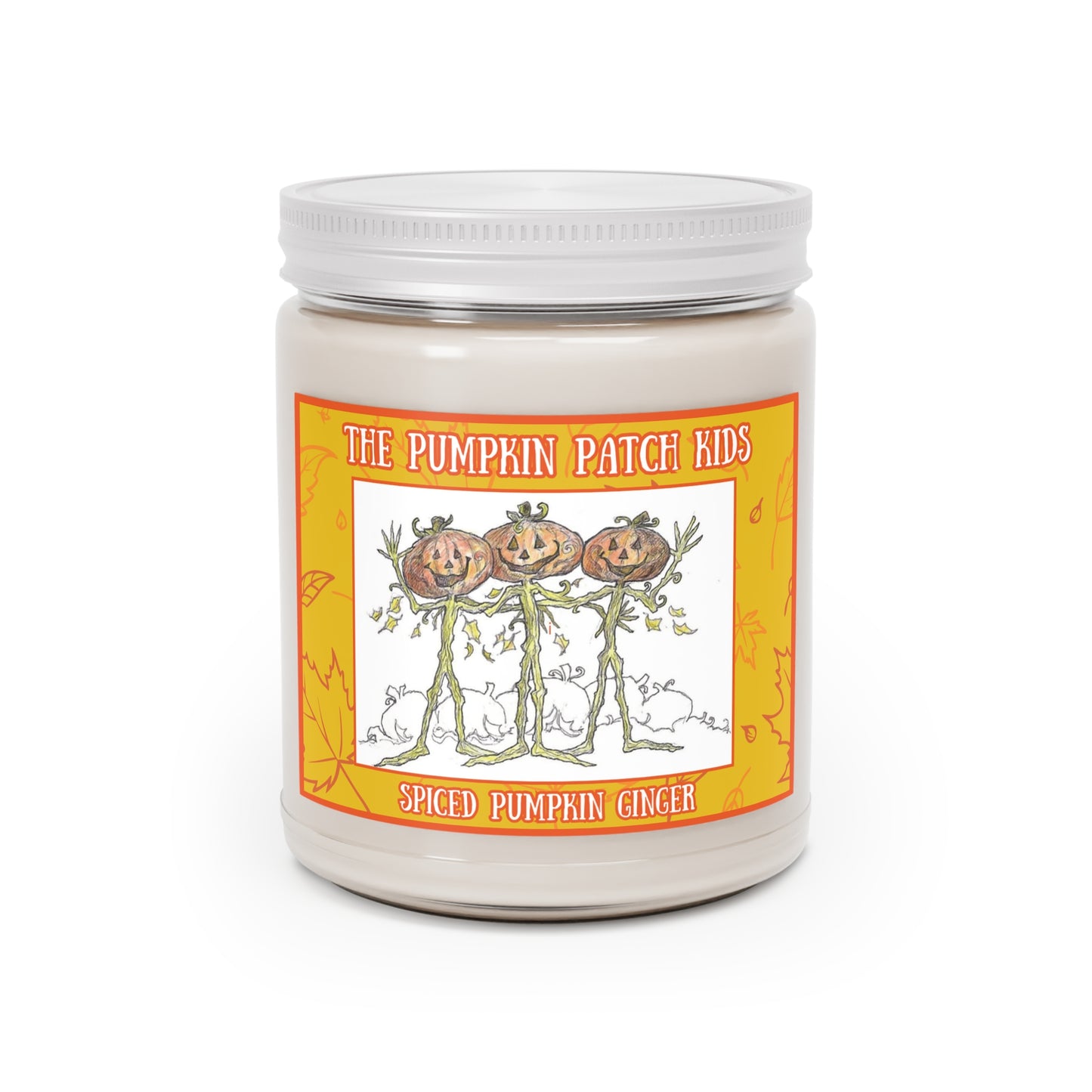 "The Pumpkin Patch Kids" Pumpkinville Collection - Spiced Pumpkin Ginger Aromatherapy 9oz Candle