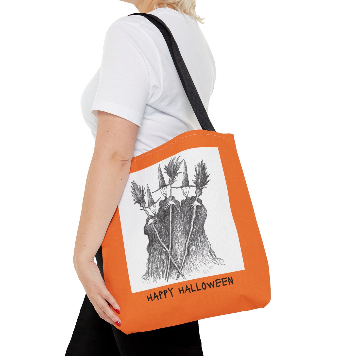 THE WITCHES - Happy Halloween Trick or Treat Candy Tote Bag
