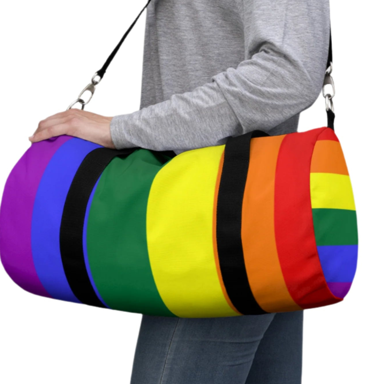 Gay Pride Rainbow Flag Duffel Bag