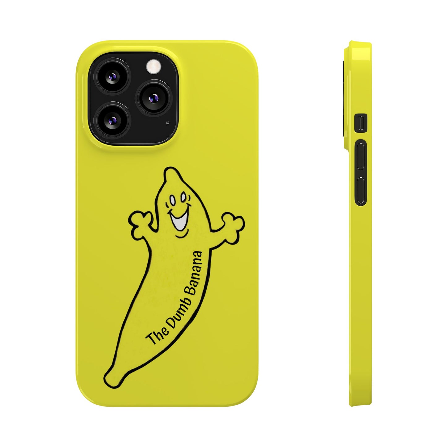 The Dumb Banana Super Thin Banana Phone Cases by Case-Mate in Yellow - The ultimate banana ever!!!
