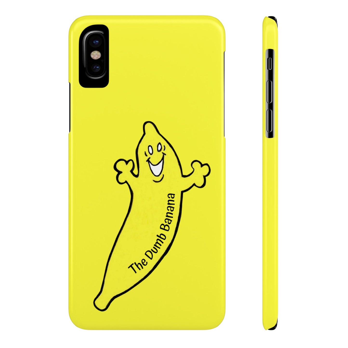 The Dumb Banana Super Thin Banana Phone Cases by Case-Mate in Yellow - The ultimate banana ever!!!