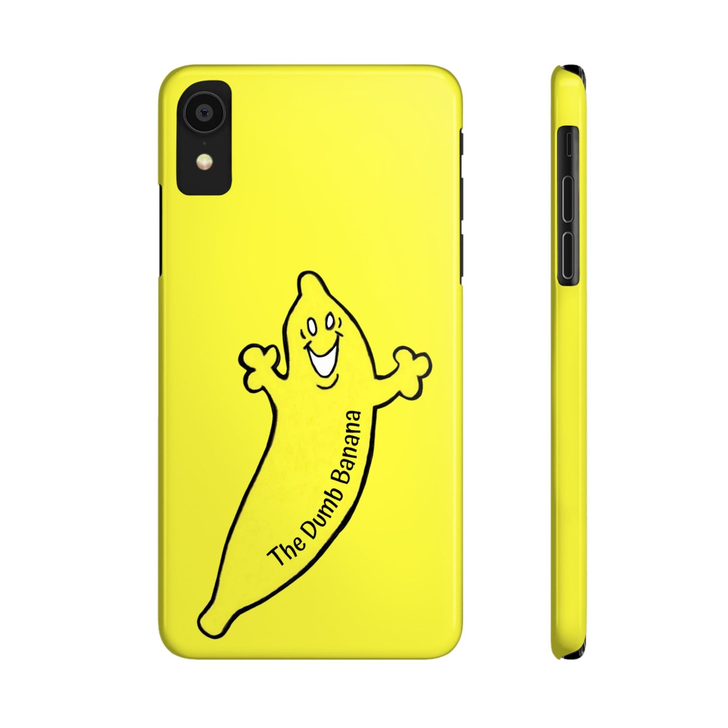 The Dumb Banana Super Thin Banana Phone Cases by Case-Mate in Yellow - The ultimate banana ever!!!