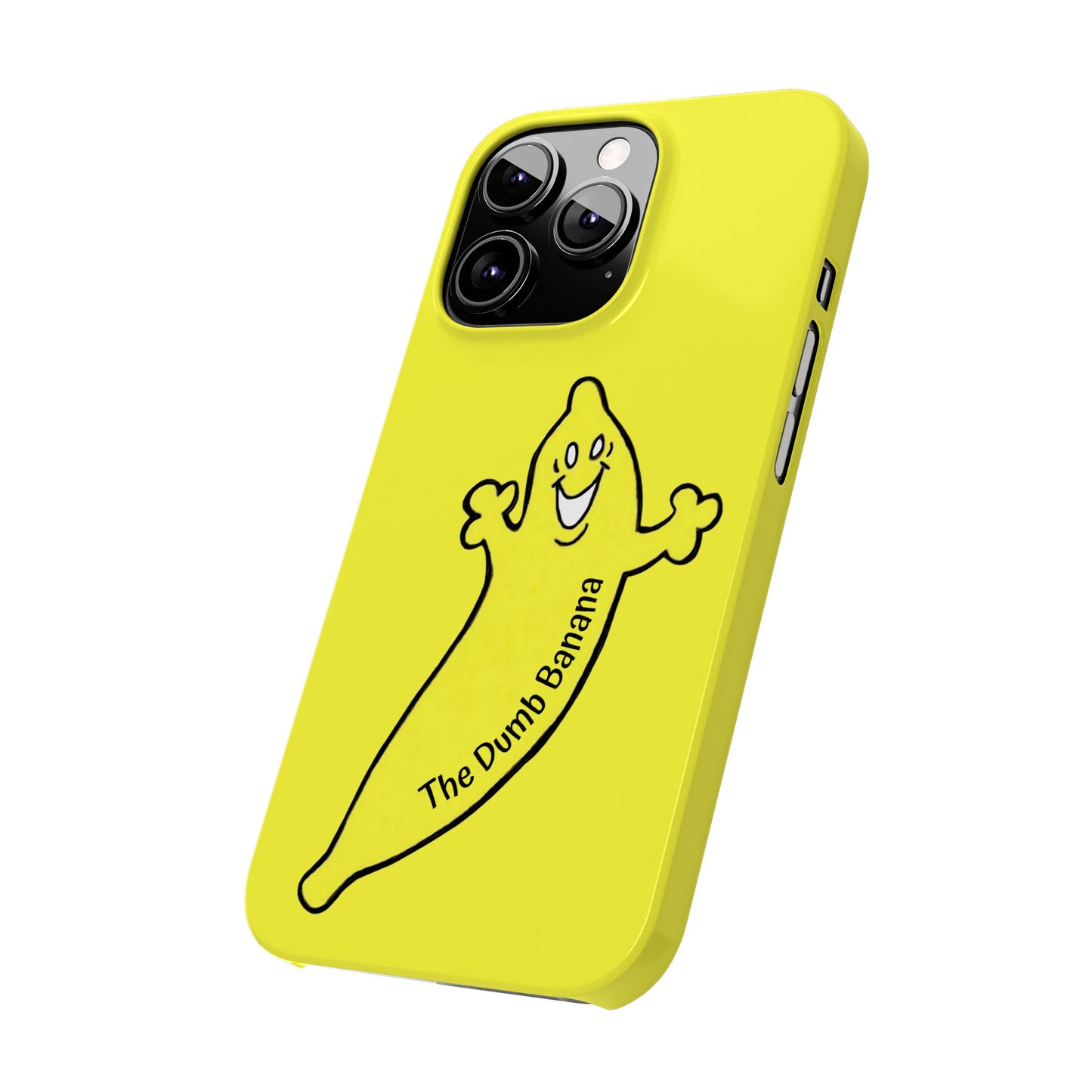The Dumb Banana Super Thin Banana Phone Cases by Case-Mate in Yellow - The ultimate banana ever!!!