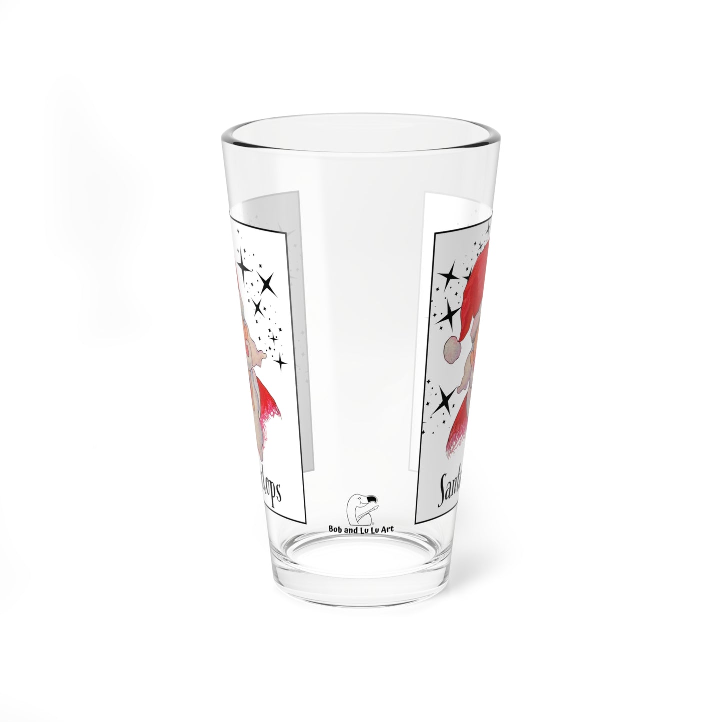 Santa Cyclops 16oz Glass & Shaker