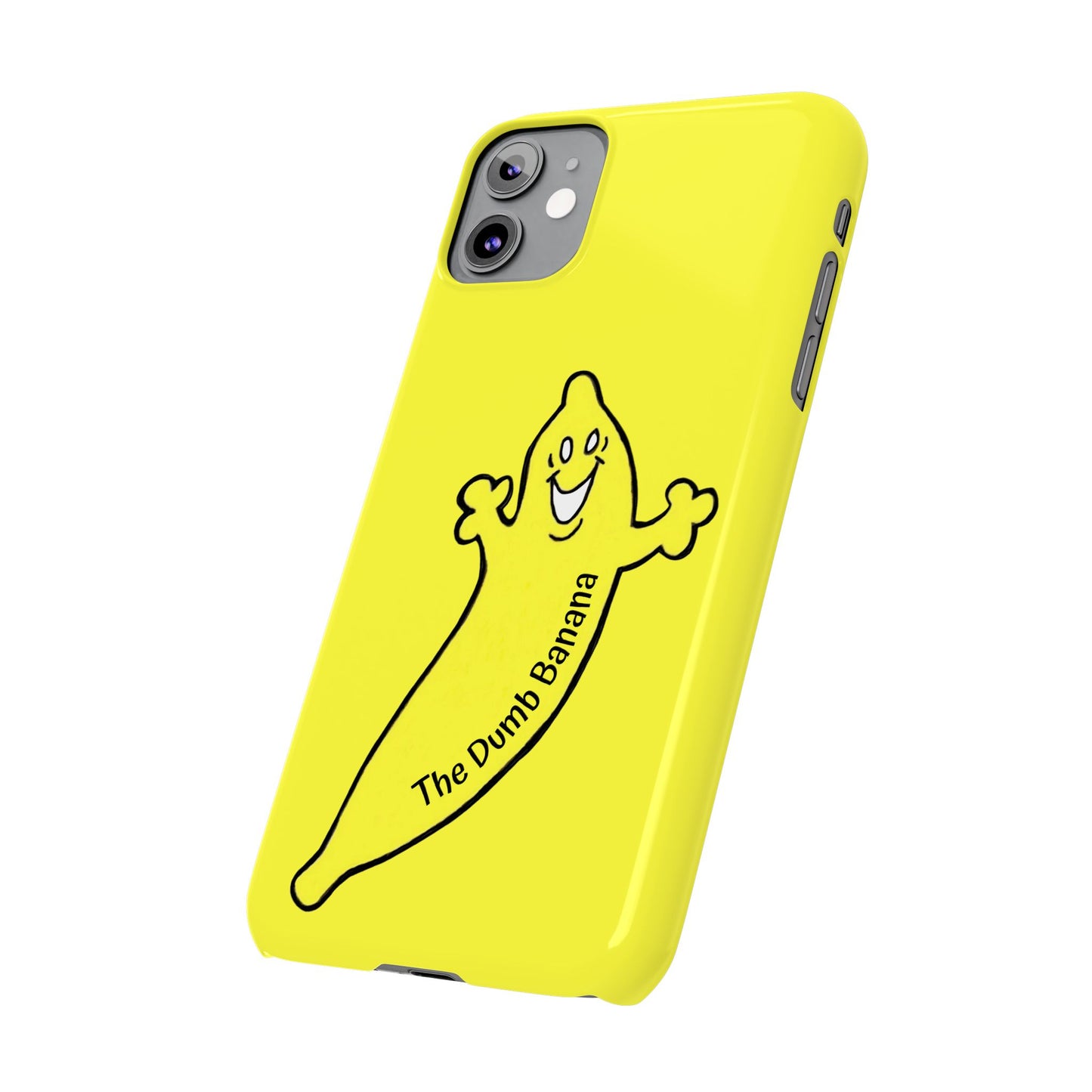 The Dumb Banana Super Thin Banana Phone Cases by Case-Mate in Yellow - The ultimate banana ever!!!
