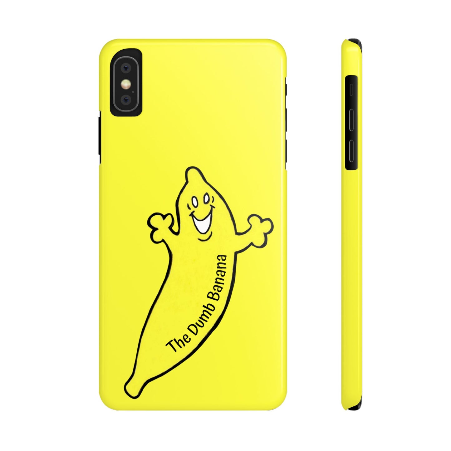 The Dumb Banana Super Thin Banana Phone Cases by Case-Mate in Yellow - The ultimate banana ever!!!