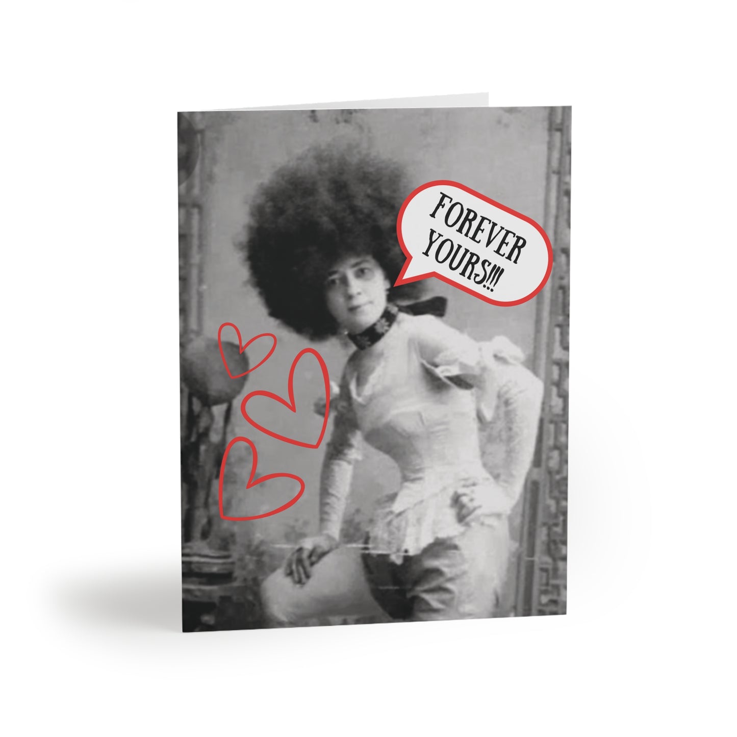 Vintage "Forever Yours!!!" Valentine's Greeting Cards (8, 16, and 24 pcs)