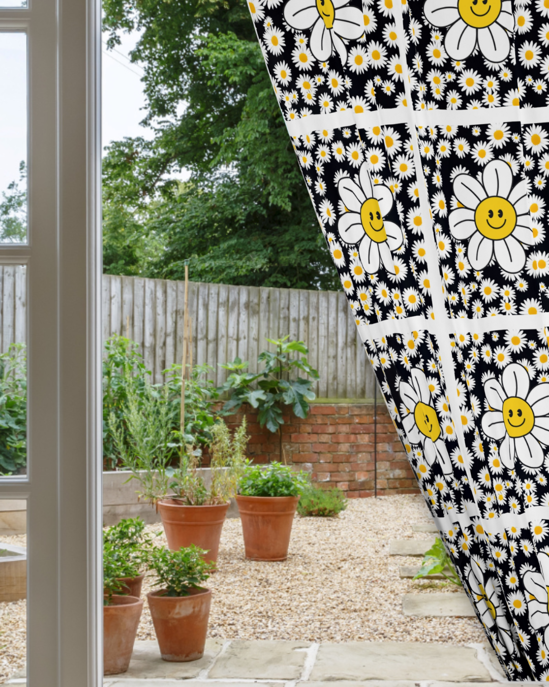 The Happy Daisy Curtains from Miss Daisy