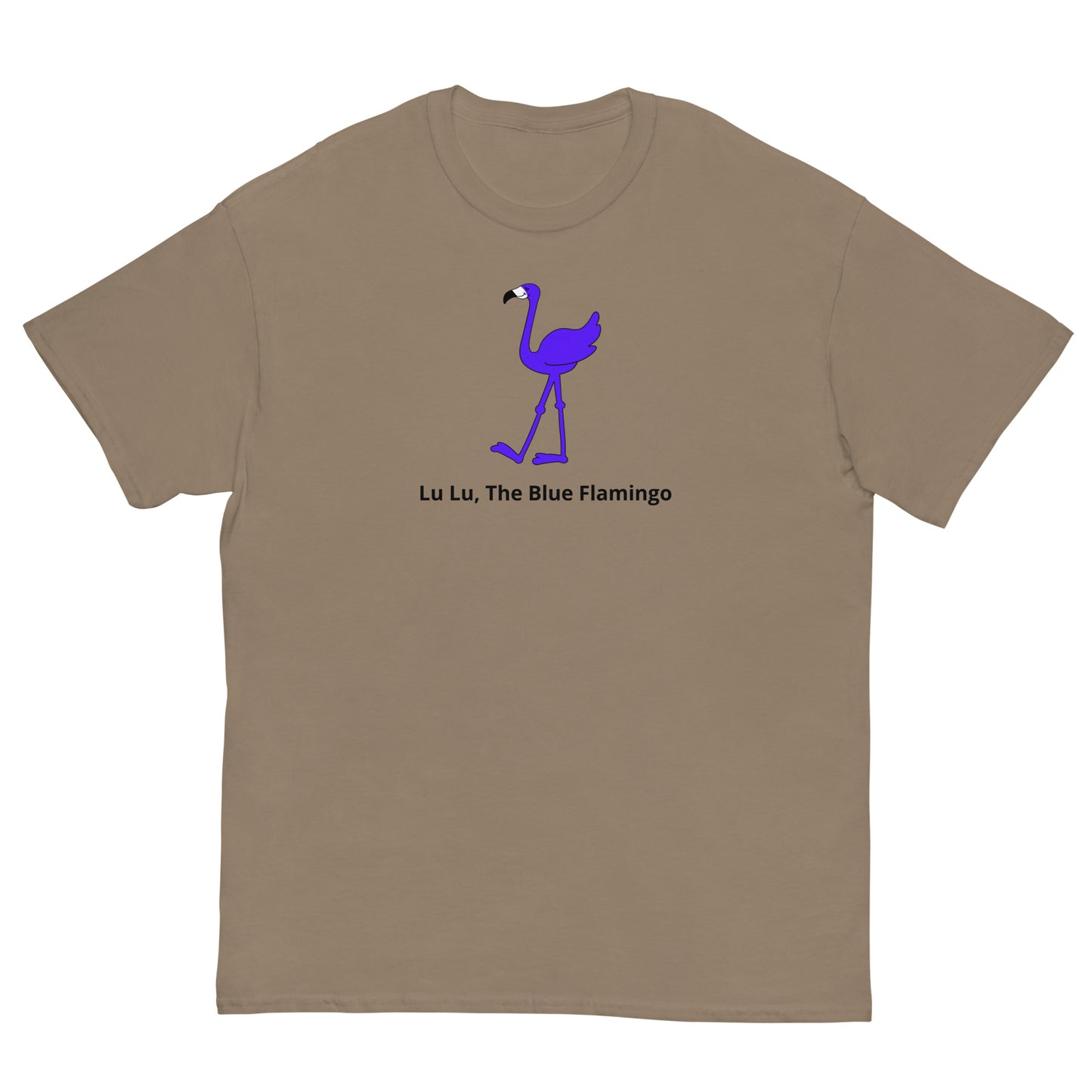LU LU THE BLUE FLAMINGO Men's Classic Tee - The shirt that celebrates uniqueness!!!