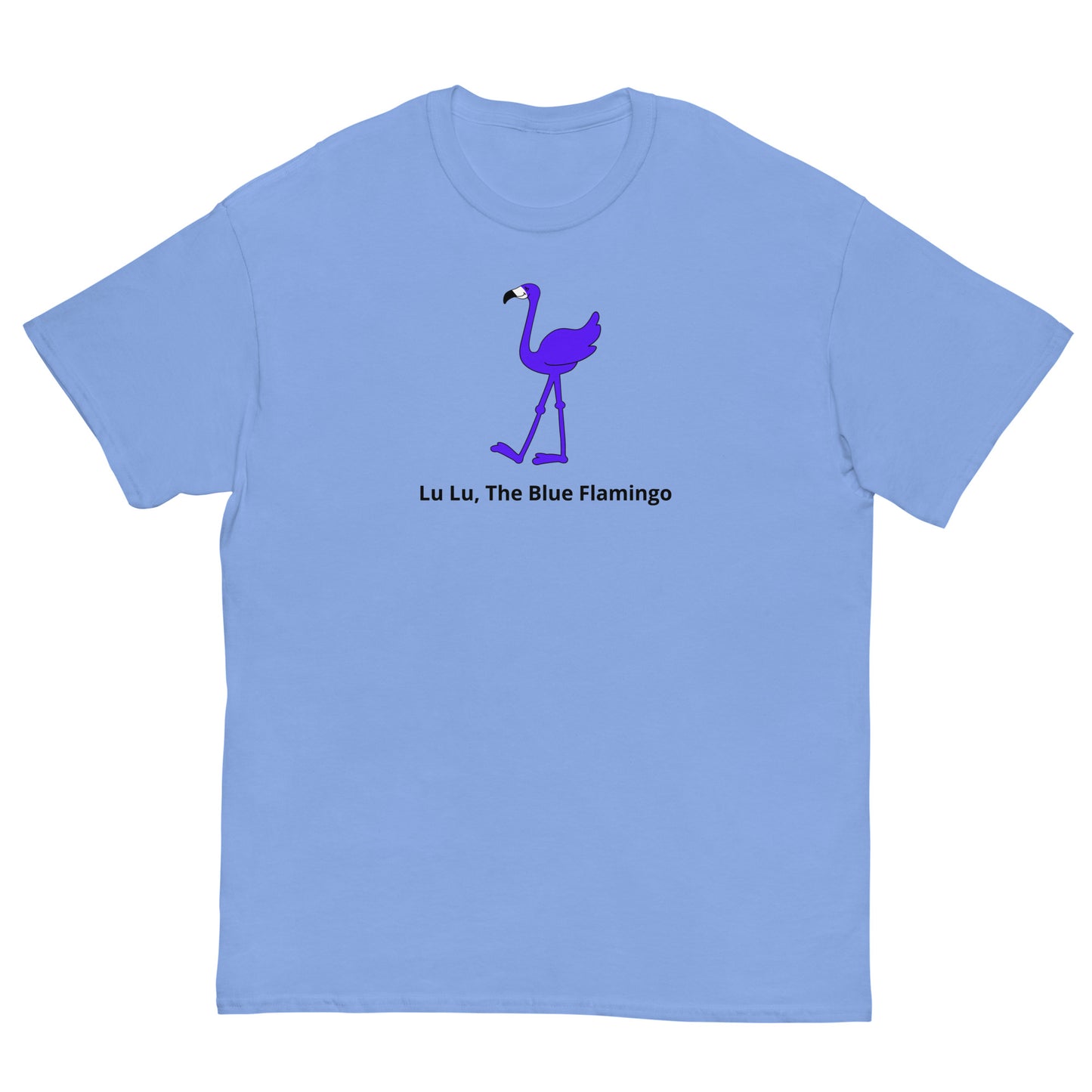 LU LU THE BLUE FLAMINGO Men's Classic Tee - The shirt that celebrates uniqueness!!!