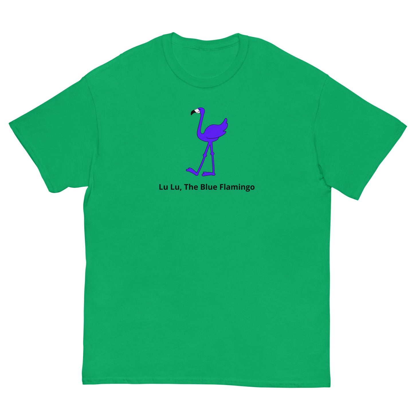 LU LU THE BLUE FLAMINGO Men's Classic Tee - The shirt that celebrates uniqueness!!!