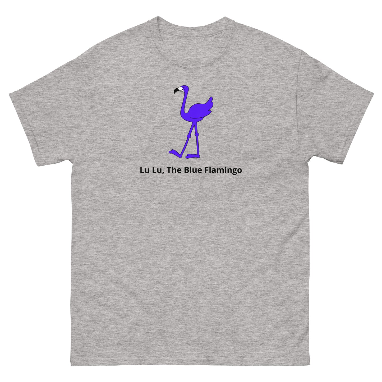 LU LU THE BLUE FLAMINGO Men's Classic Tee - The shirt that celebrates uniqueness!!!