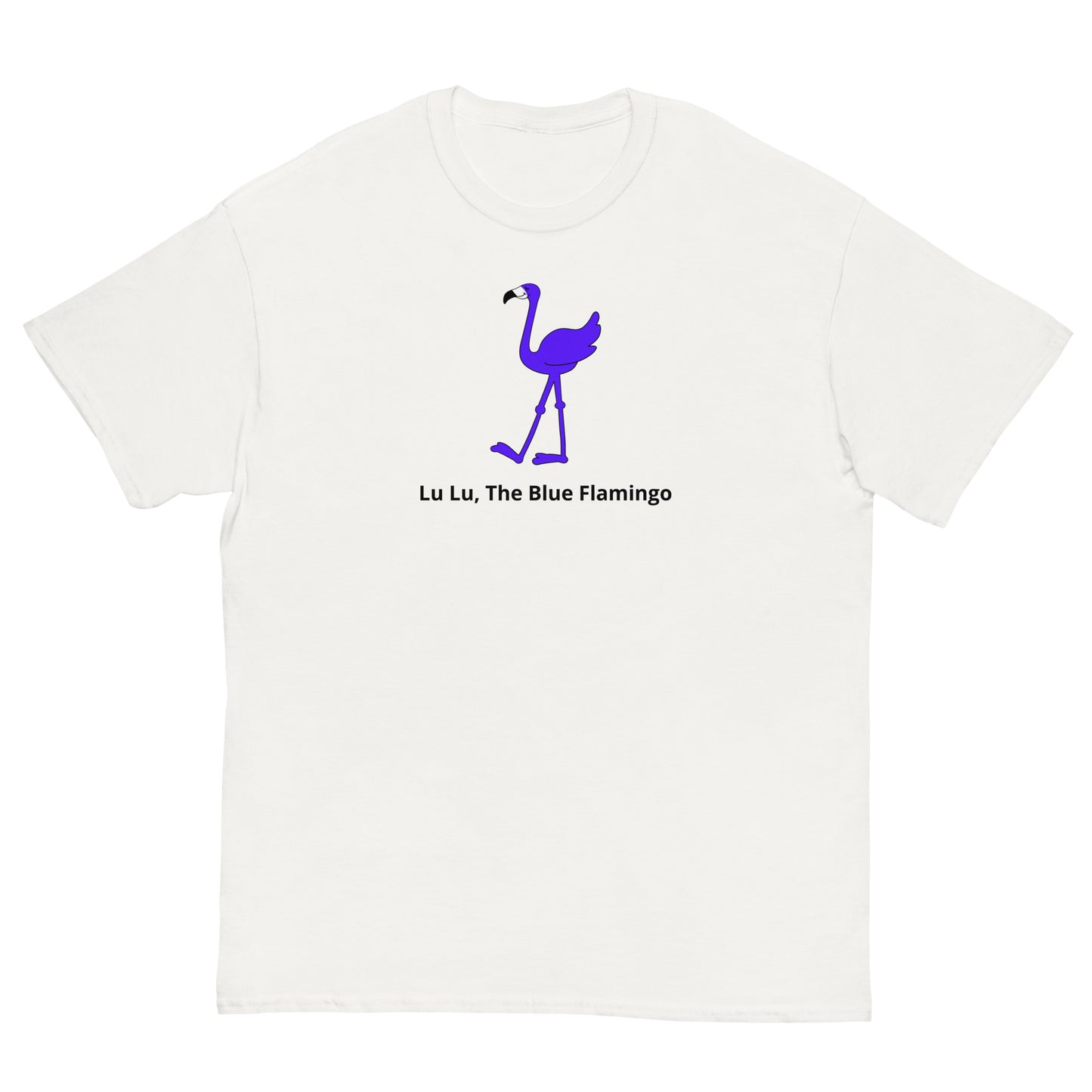 LU LU THE BLUE FLAMINGO Men's Classic Tee - The shirt that celebrates uniqueness!!!
