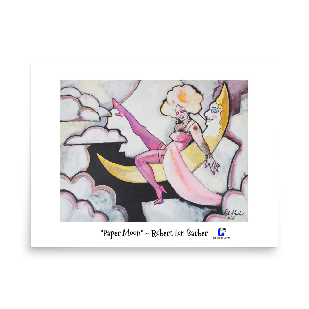 "Paper Moon" Poster Print of the one and only Harold!!!