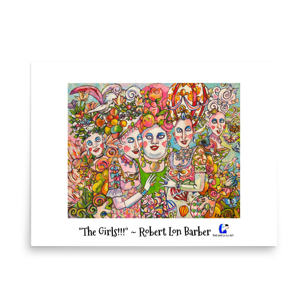 The Girls - "Hip Hop Divas to the Core!!!" Poster Print