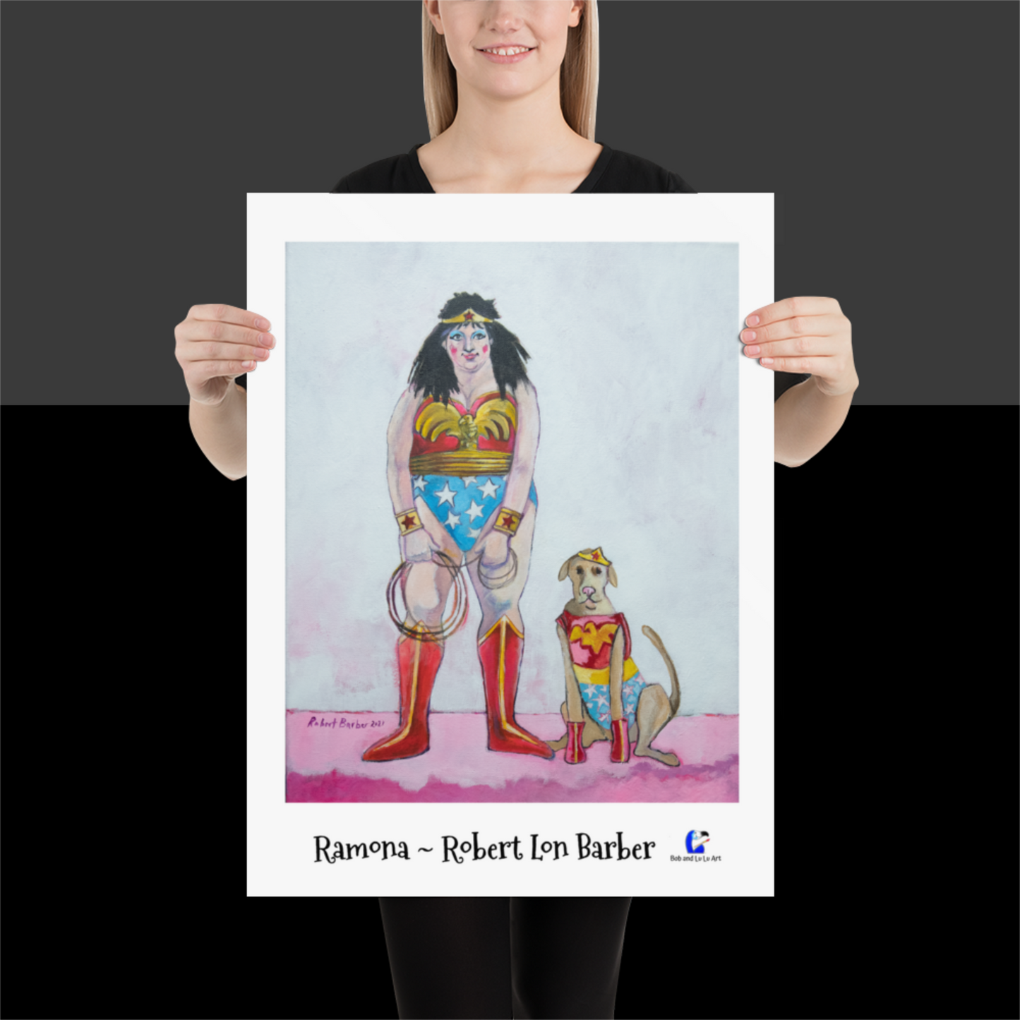 "Ramona is Wonder Woman" - The Amazing Poster Print that Celebrates Uniqueness!!!