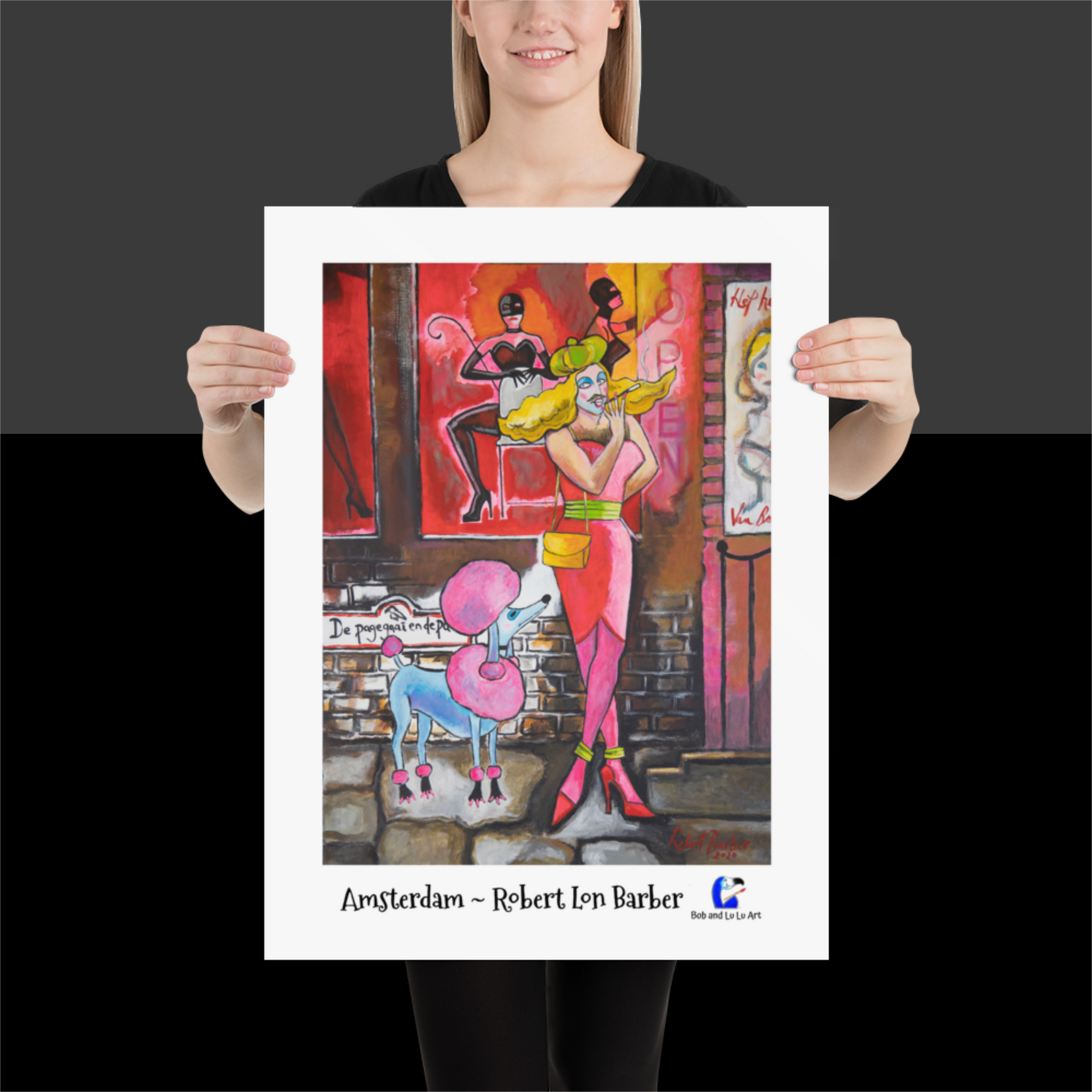 "Amsterdam" Poster Print - It's so much more than a Tulip!!!