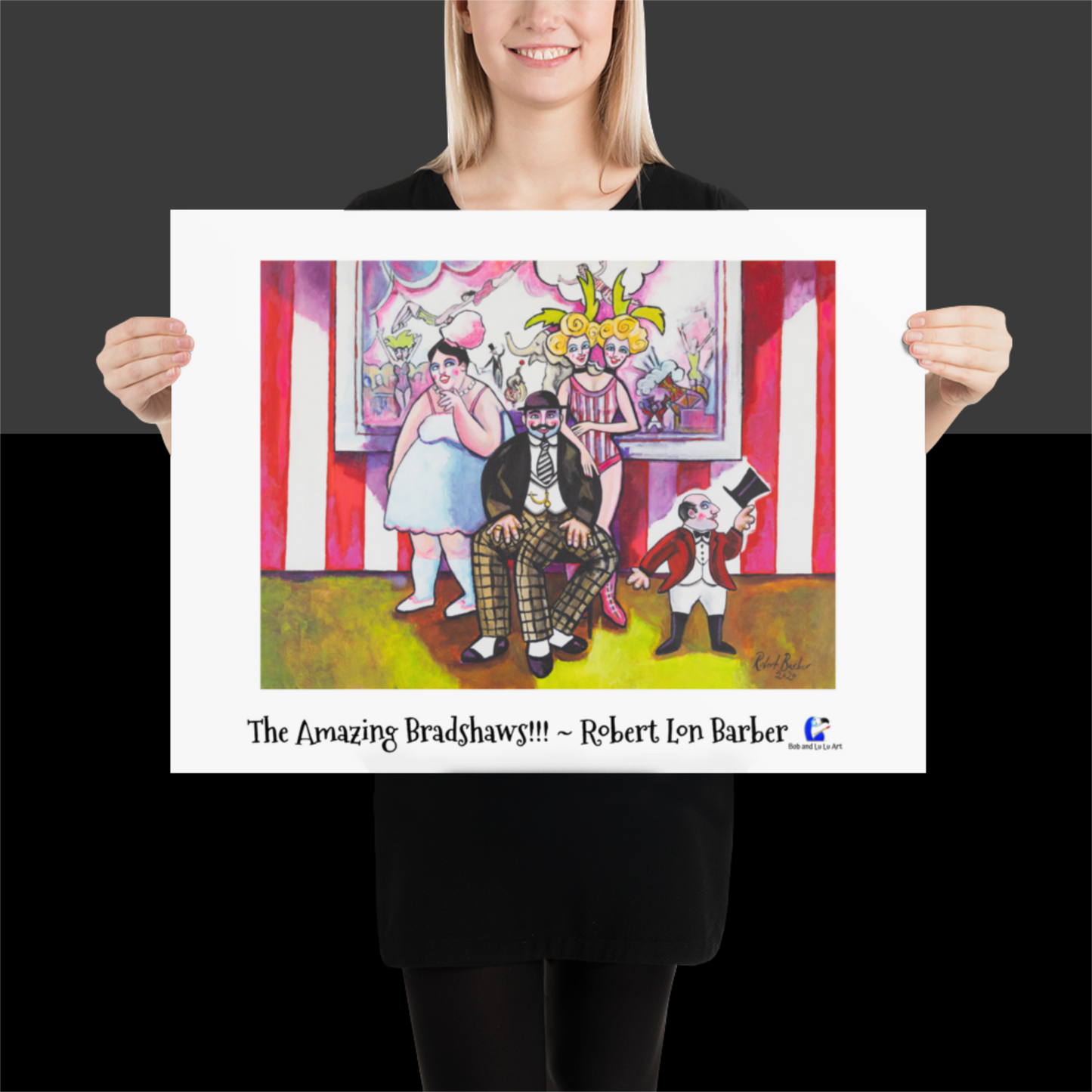 "The Amazing Bradshaws!!!" - The Poster Print of a truly unique and great circus family!!!