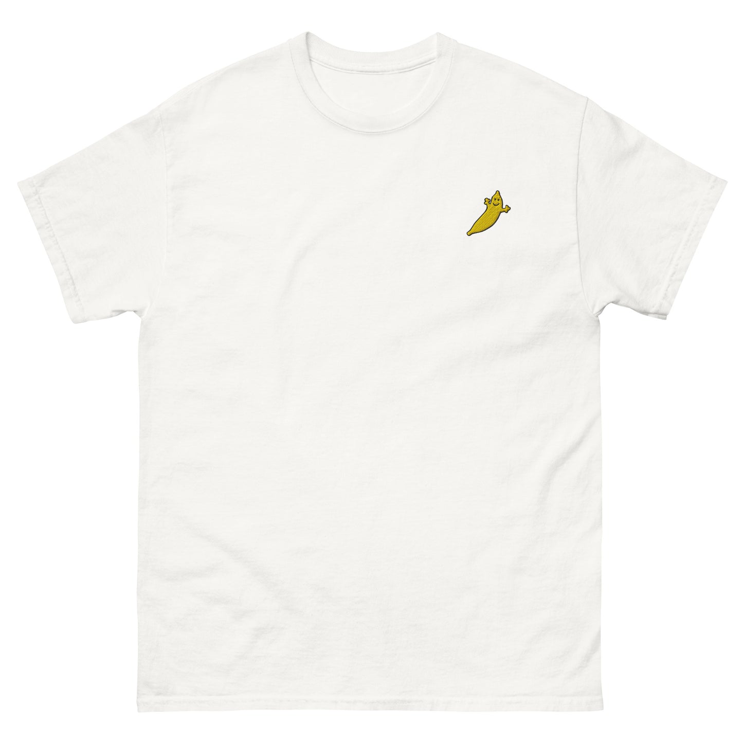 THE DUMB BANANA Unisex Classic Embroidery Tee - It's the coolest embroidered banana ever!!!