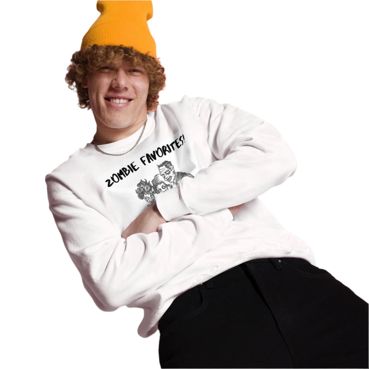 "Bewitched" - Halloween Zombie Favorites Unisex Style Crew Neck Sweatshirt Sweaters for Men & Women
