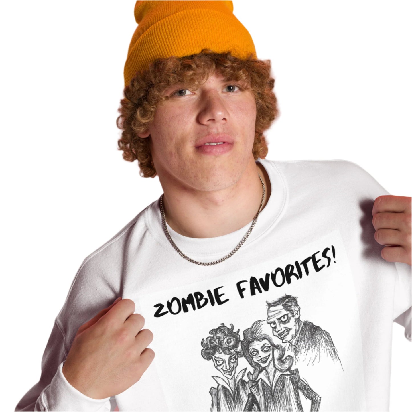 "Bewitched" - Halloween Zombie Favorites Unisex Style Crew Neck Sweatshirt Sweaters for Men & Women