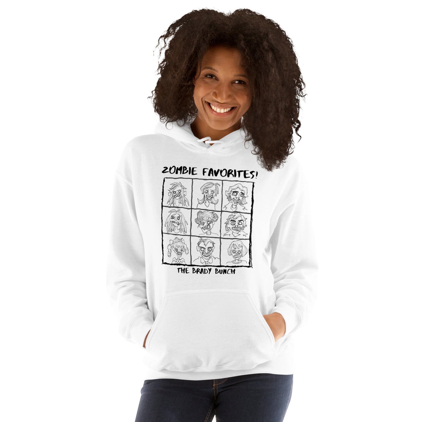 "The Brady Bunch" Halloween Zombie Favorites Unisex Style Hoodie for Men & Women