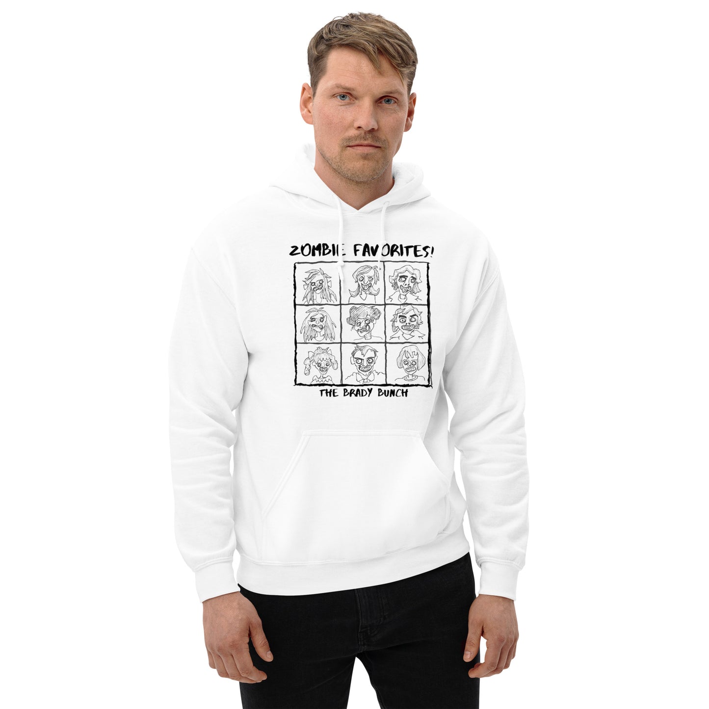 "The Brady Bunch" Halloween Zombie Favorites Unisex Style Hoodie for Men & Women