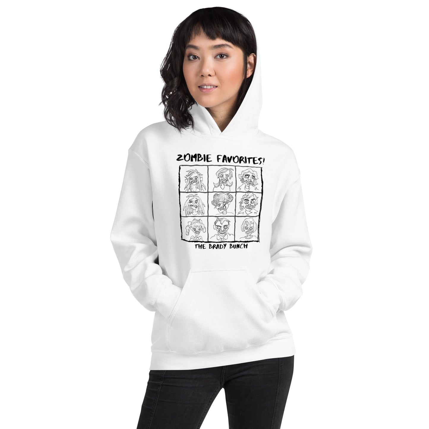"The Brady Bunch" Halloween Zombie Favorites Unisex Style Hoodie for Men & Women