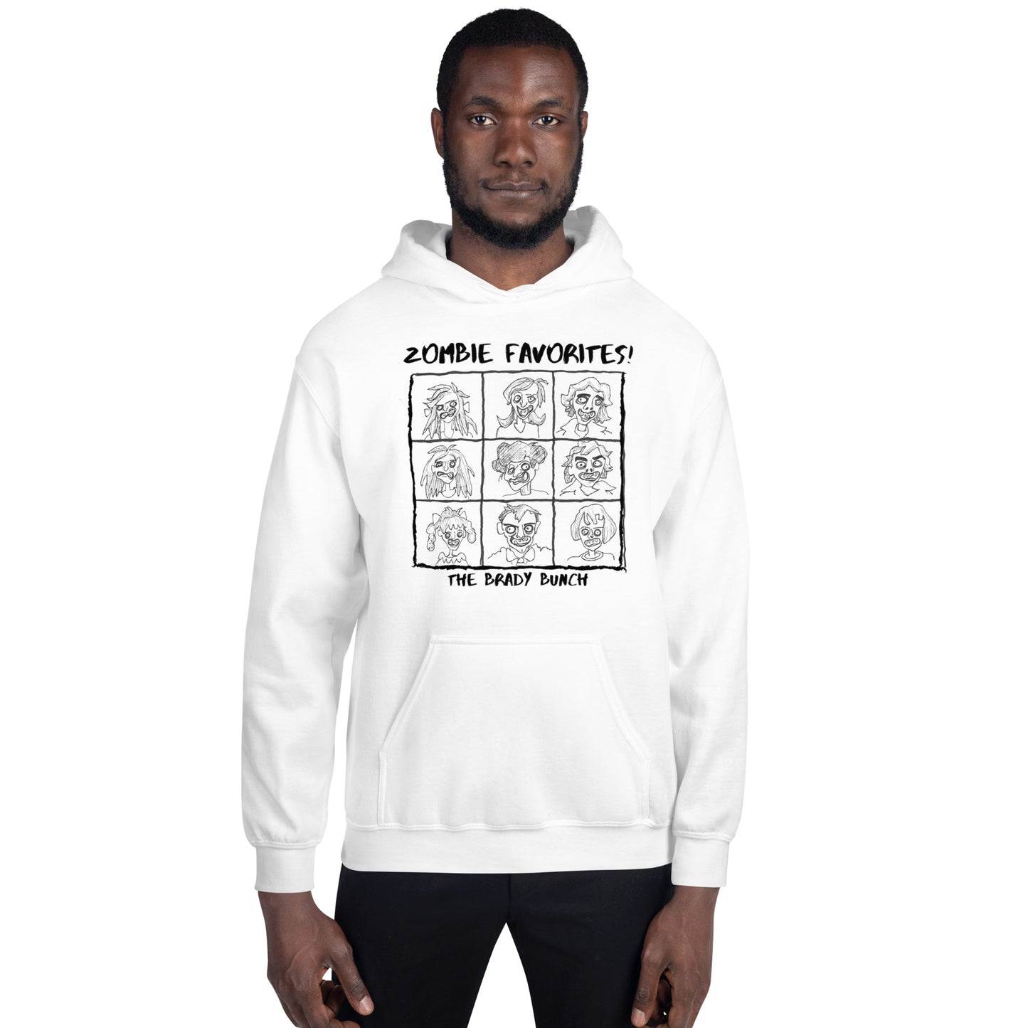 "The Brady Bunch" Halloween Zombie Favorites Unisex Style Hoodie for Men & Women