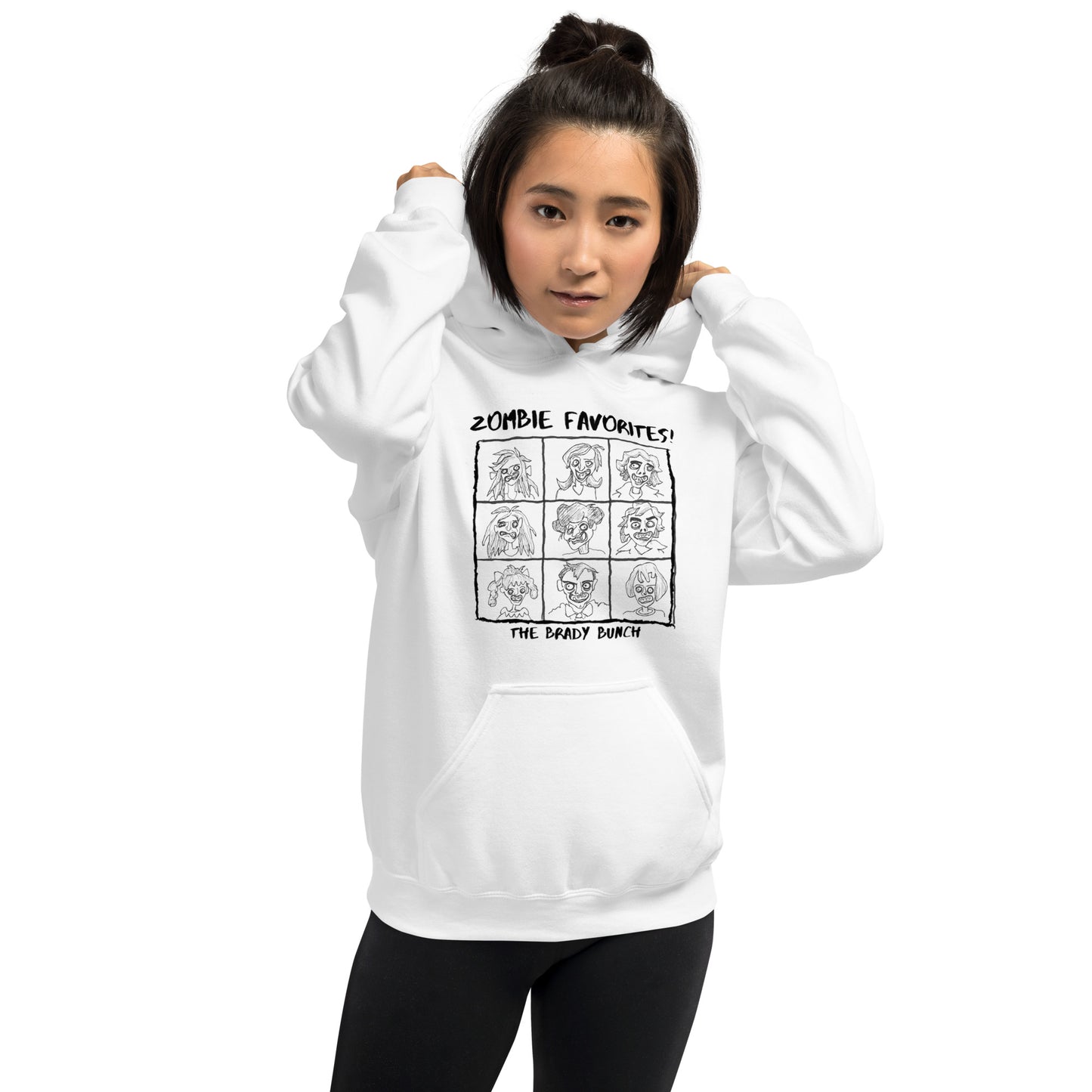 "The Brady Bunch" Halloween Zombie Favorites Unisex Style Hoodie for Men & Women