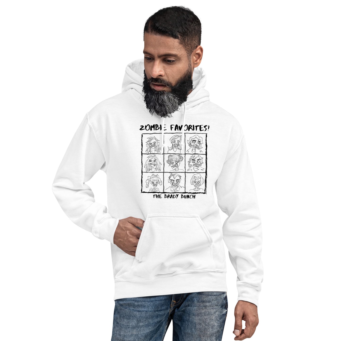"The Brady Bunch" Halloween Zombie Favorites Unisex Style Hoodie for Men & Women