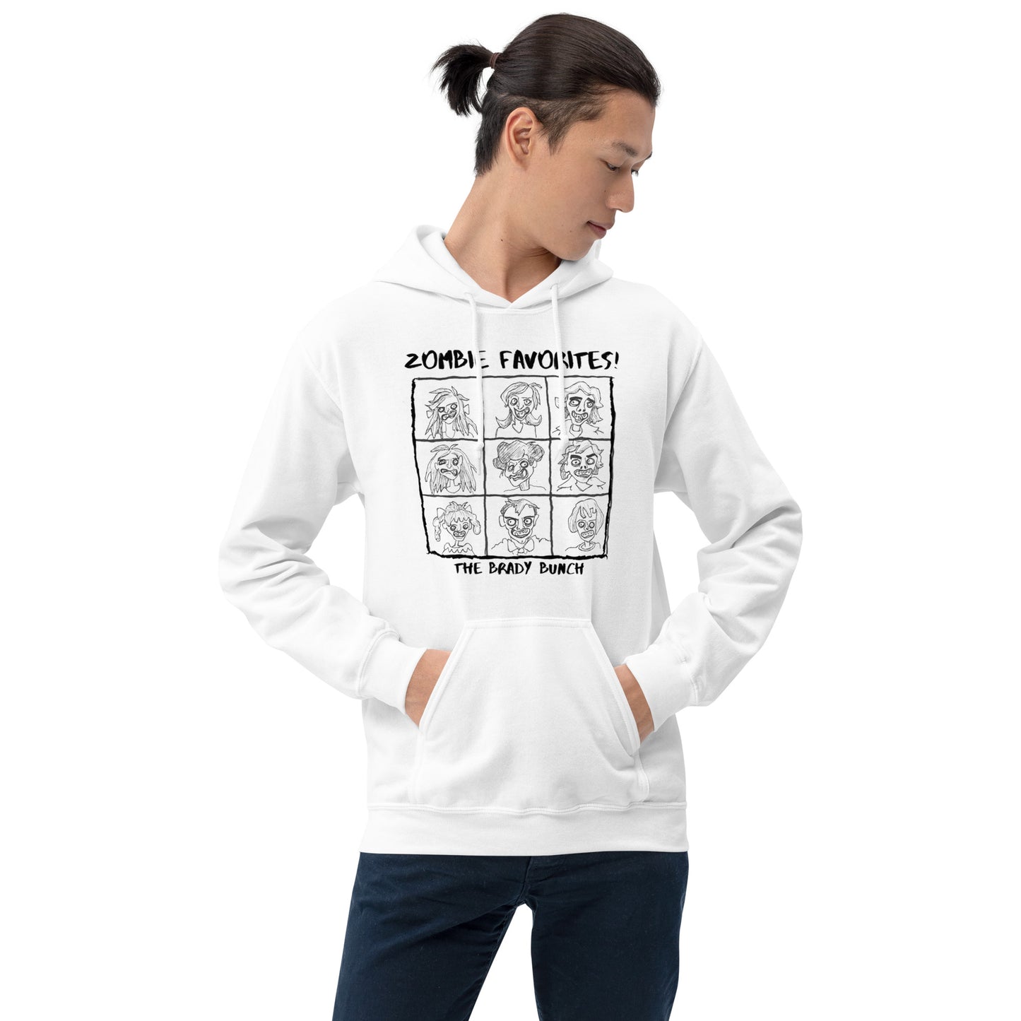 "The Brady Bunch" Halloween Zombie Favorites Unisex Style Hoodie for Men & Women