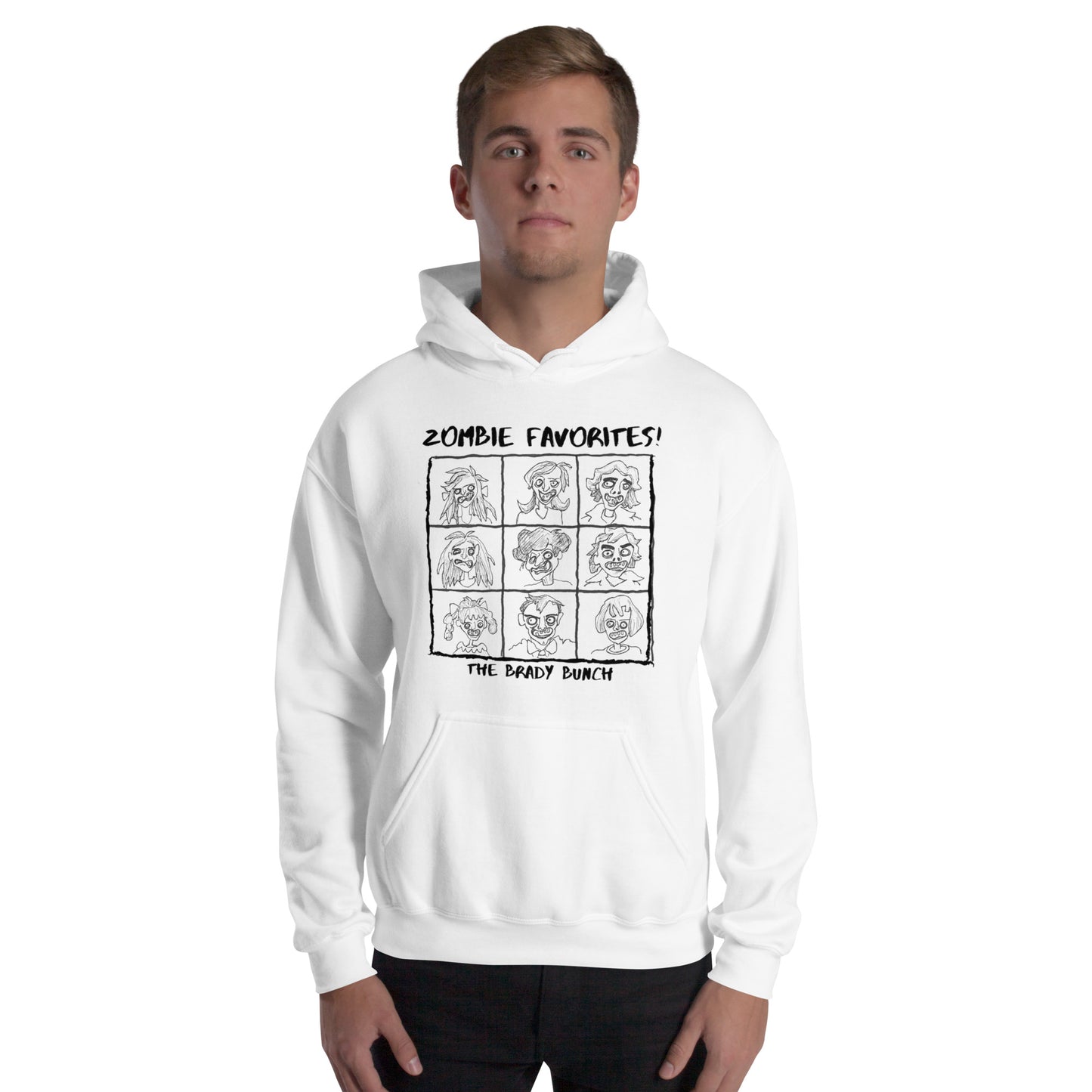 "The Brady Bunch" Halloween Zombie Favorites Unisex Style Hoodie for Men & Women