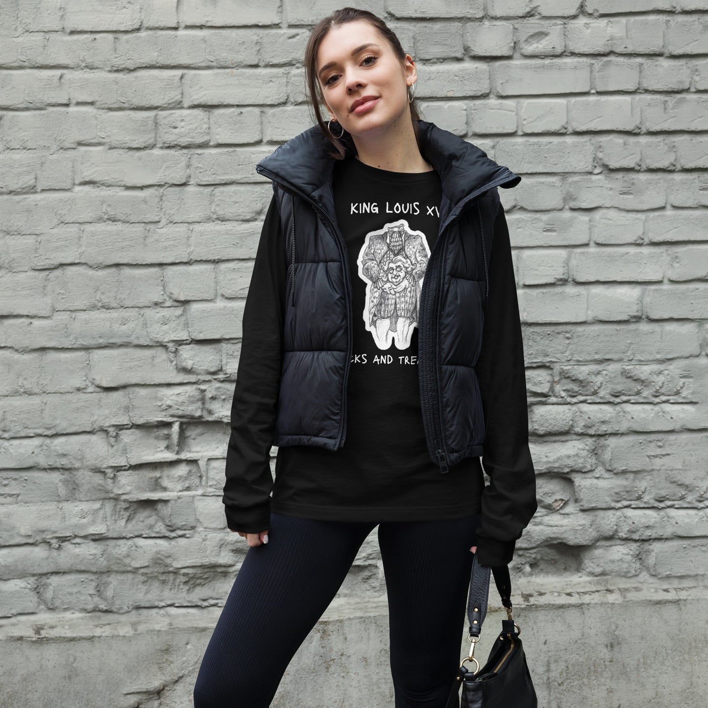 Headless Louis XVI - "Tricks and Treats" Halloween Unisex Long Sleeve Regular T-Shirt for Men & Women