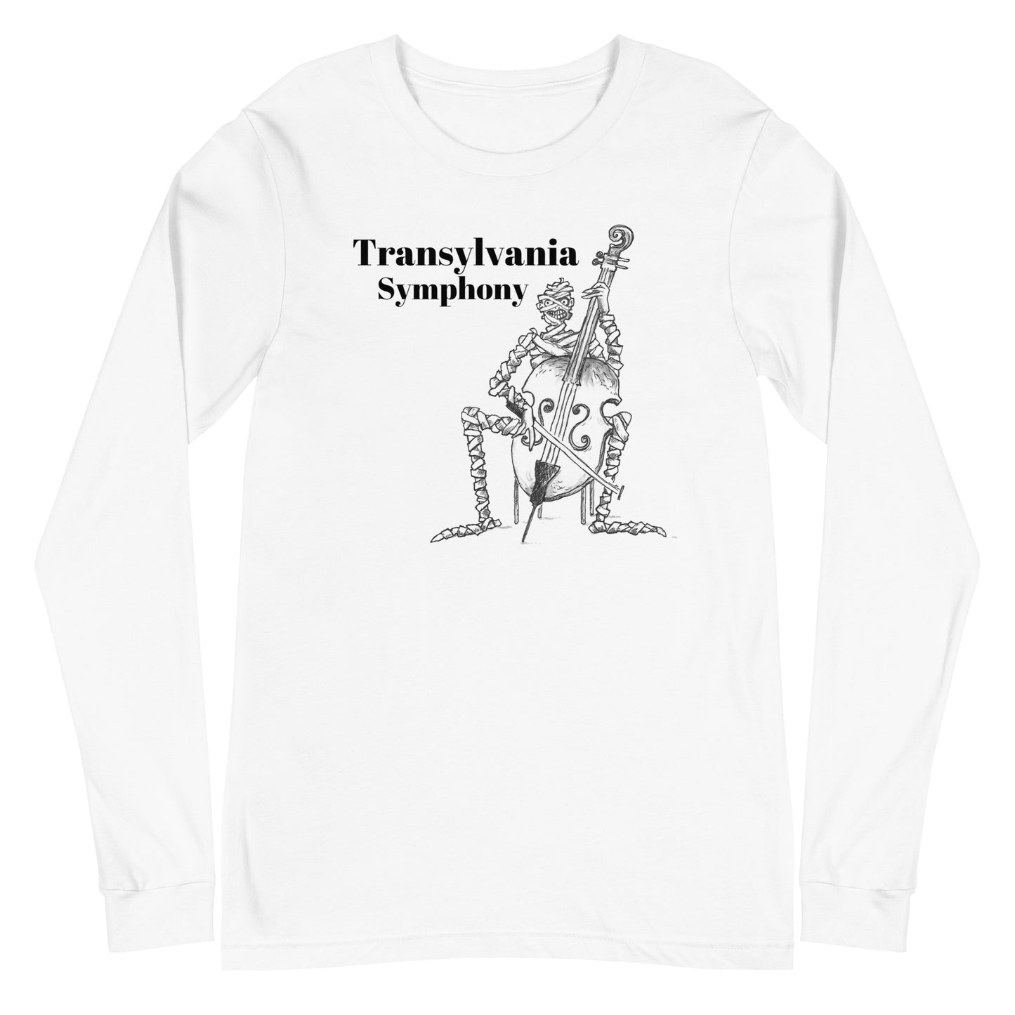"Transylvania Symphony" Halloween Unisex Style Long Sleeve Regular Fit T-Shirt for Men, Women & Mummies