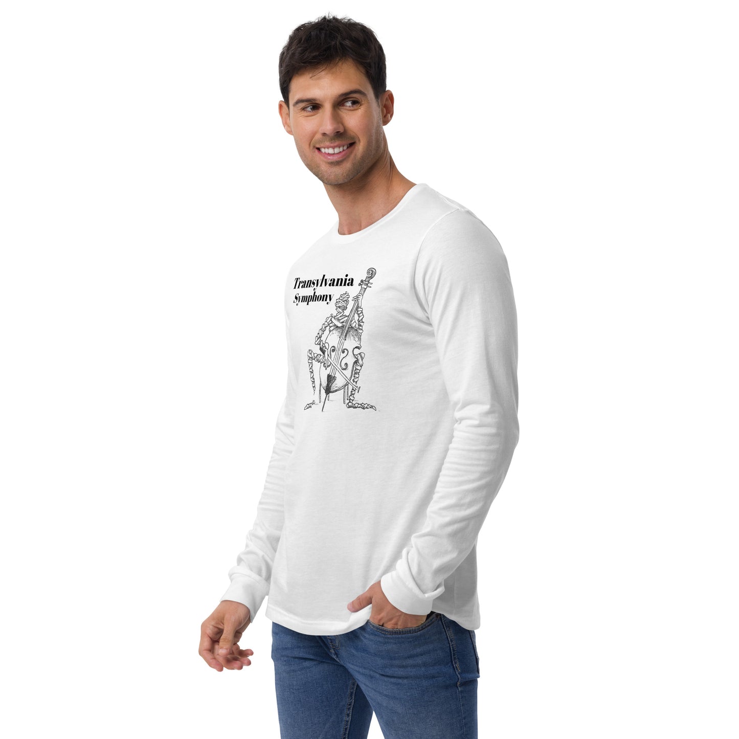 "Transylvania Symphony" Halloween Unisex Style Long Sleeve Regular Fit T-Shirt for Men, Women & Mummies