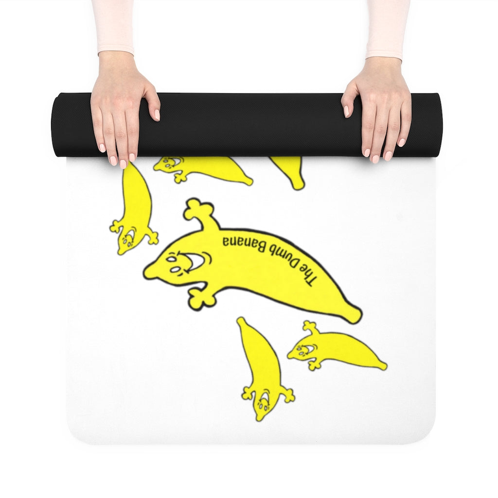 "THE DUMB BANANA and FRIENDS" Rubber Yoga Mat