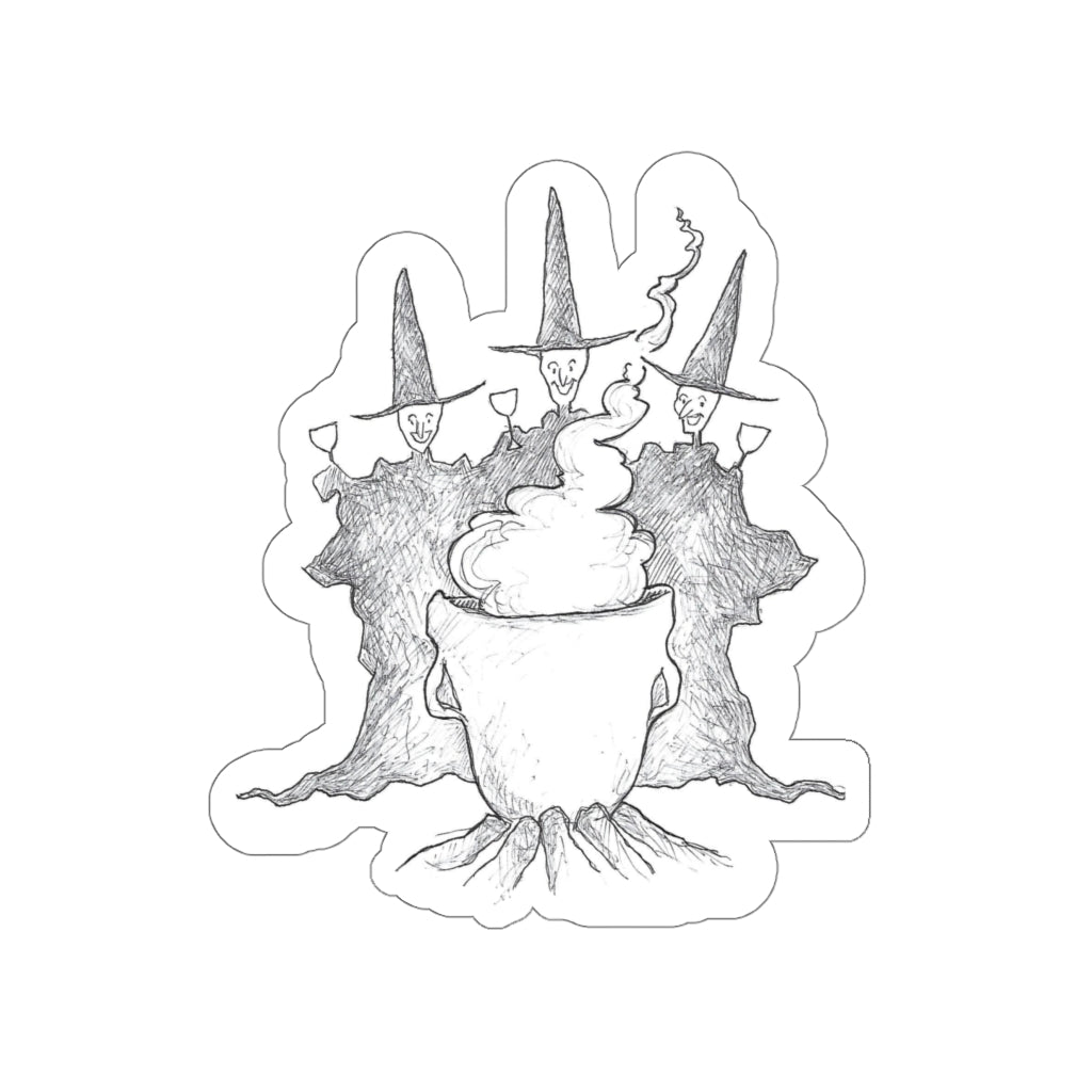 MAGGIE'S - BEST WITCHES BREW IN TOWN! Halloween Vinyl Indoor & Outdoor Die-Cut Sticker