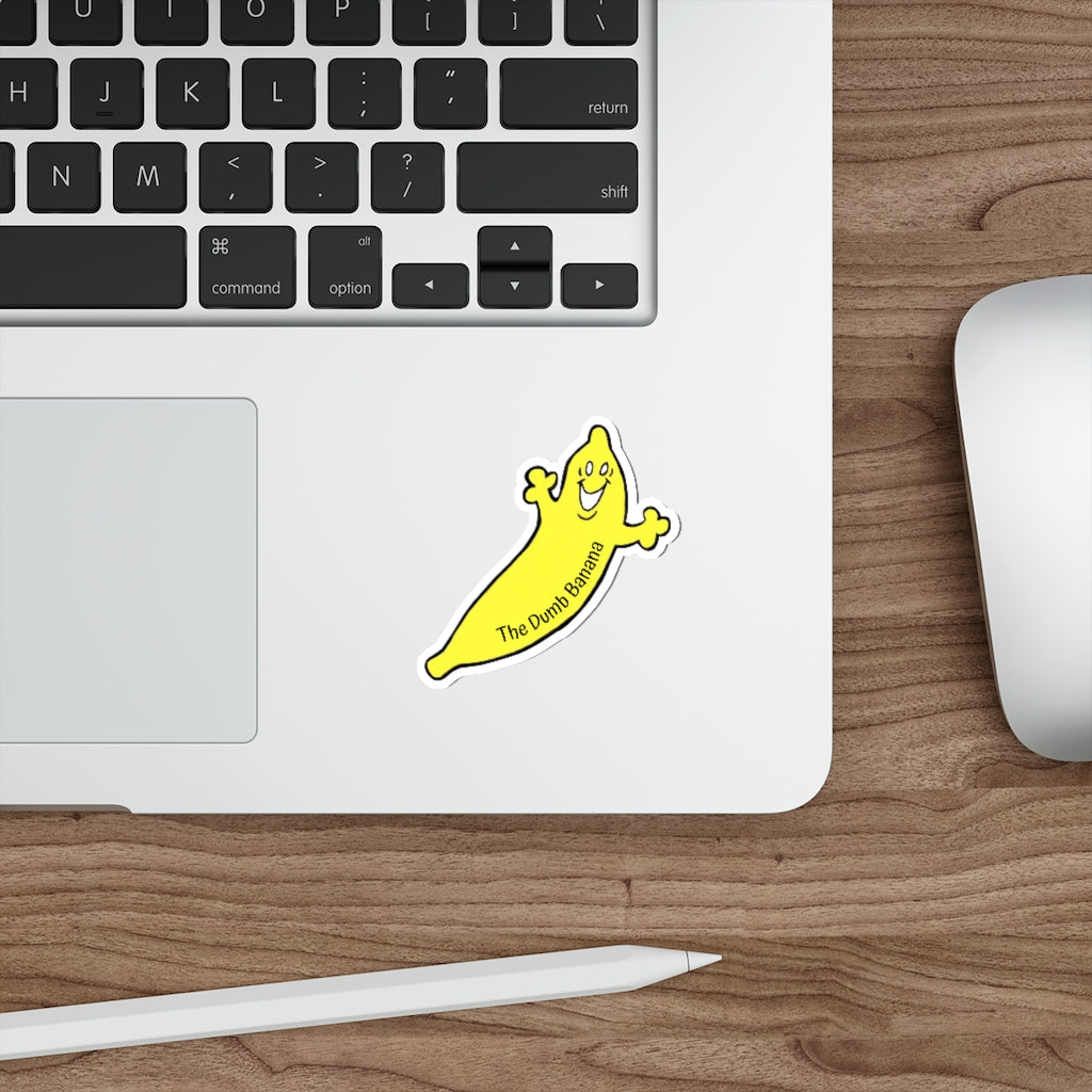 The Dumb Banana Vinyl Outdoor & Indoor Die-Cut Sticker